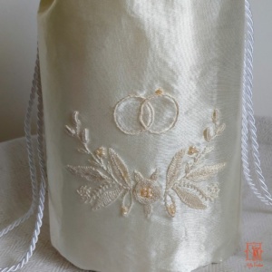 alpenländisch, Hochzeit, Tracht, Accessoire, Brautaccessoire, Tasche, Zugbeutel, Pompadour